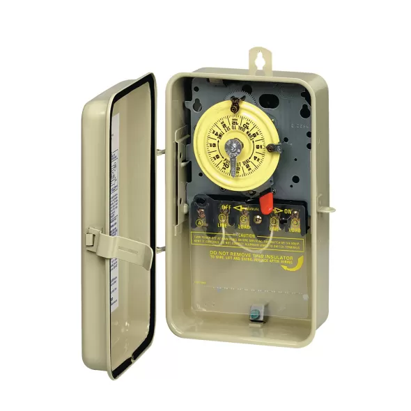 208 to 277 VAC 40 A 6.5" x 3.625" x 10.125" Mechanical Time Switch | ITMT104R3