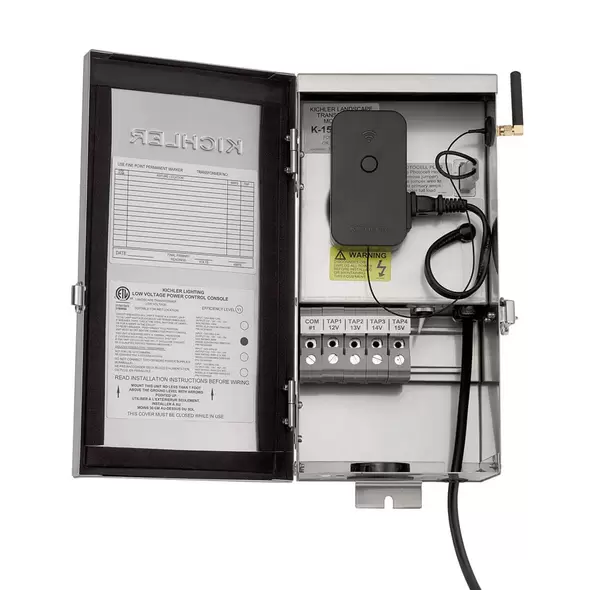 Kichler Smart Control Timer, 3.94" x 2.27" x 2.25" Black For 15CS150SS 15CS300SS Professional Series Transformers | KIC16085BK