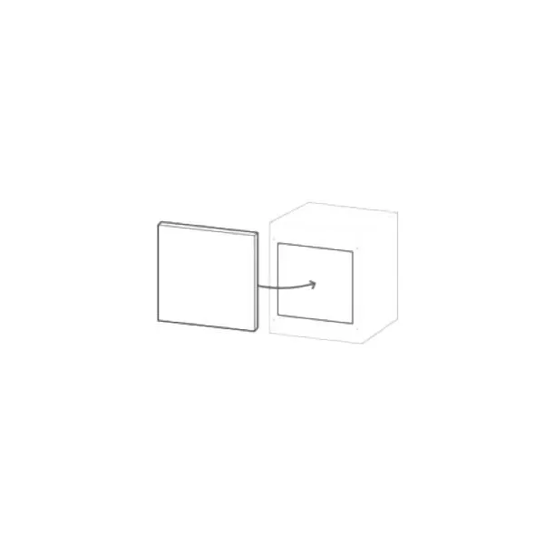 24" Glass Fiber Reinforced Concrete Cabinet End Cap | KOSOLPLSECAP