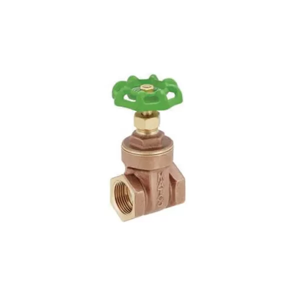 2" IPS 200 psi WOG 125 psi SWP Lead-Free Brass 514LF Series Gate Valve | MAT514T08XLF
