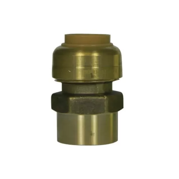 1" Push Fit x FNPT Lead-Free Forged Brass 72100F Adapter | MCD72100F