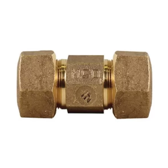 1" Type T CTS Compression Lead-Free Brass Straight Coupling | MCD74758T1