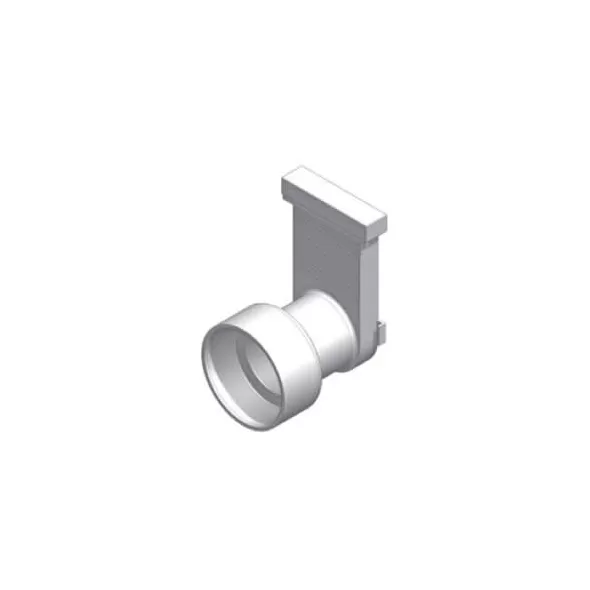 4" Plastic No Hub For T1400 Trench Drain End Outlet Cap | MIFT1400PE04