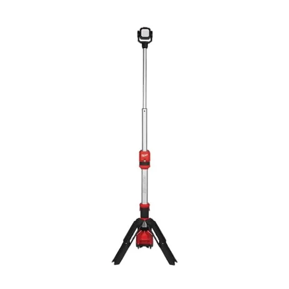 1400 Lumens LED Red Corded Cordless Dual Power Tower Light | MKE213220
