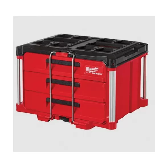 16.3" x 22.2" x 14.3" Black/Red 3-Drawer Tool Box | MKE48228443