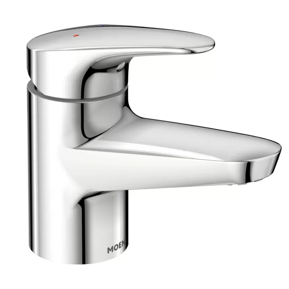 3/8" Compression 2" x 6-1/8" Metal Chrome-Plated 1-Handle Lavatory Faucet | MON9480