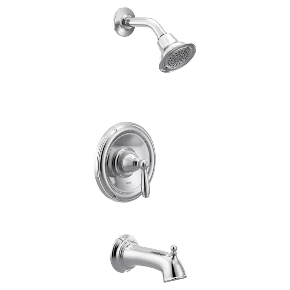 1/2" IPS 3-1/2" Metal Chrome-Plated Tub and Shower Trim | MONT62153