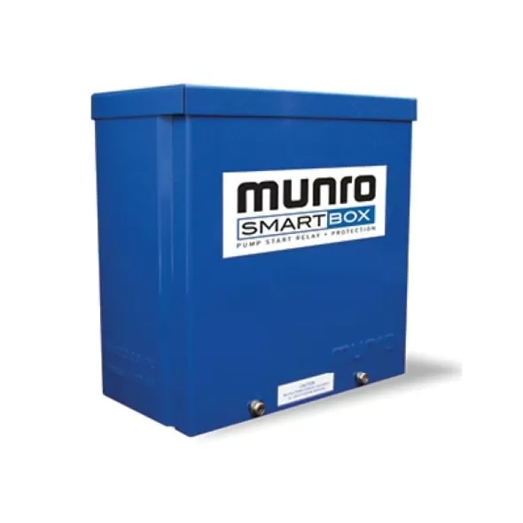 110 VAC 24 VAC Signal 2-5 hp 60 Hz Blue Powder Coated Steel SmartBox 2-Wire with Protection Pump Start Relay