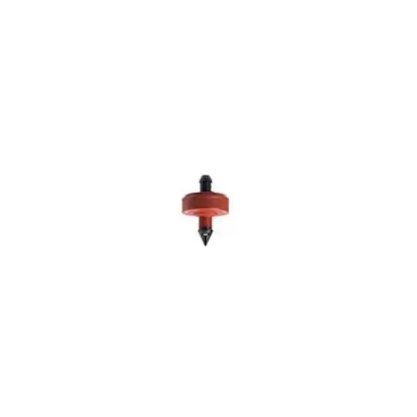 0.16" Self-Piercing Barb 2 gph Red Pressure Compensating Point Source Drip Emitter | NEESPCV20250