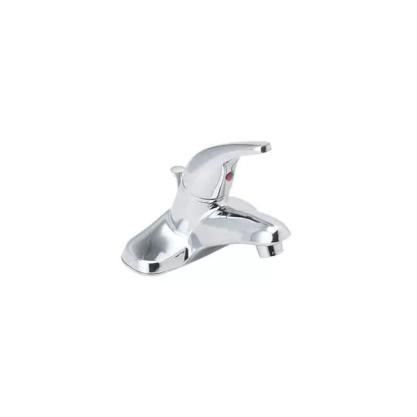 4" 1/2-14 NPSM 6" Metal Chrome-Plated Classic 1-Handle Centerset Bathroom Faucet | PL4P4C500C