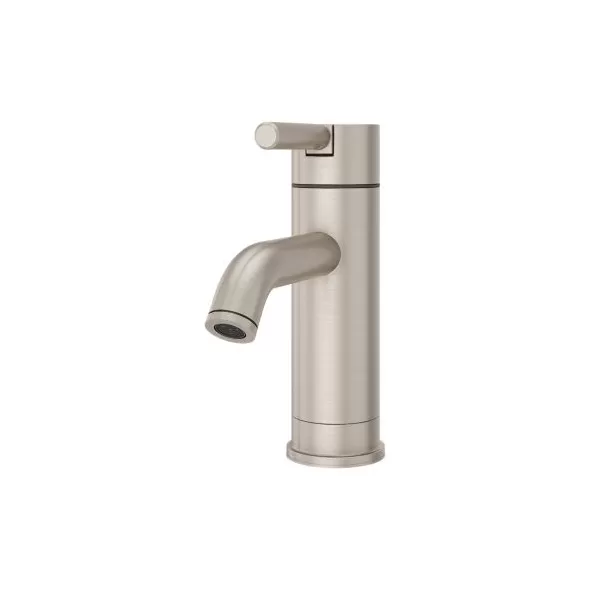 1/2-14 NPSM 1.812" x 6-9/16" x 6-11/16" Metal Brushed Nickel 1-Handle Bathroom Faucet | PPFLG42NK00