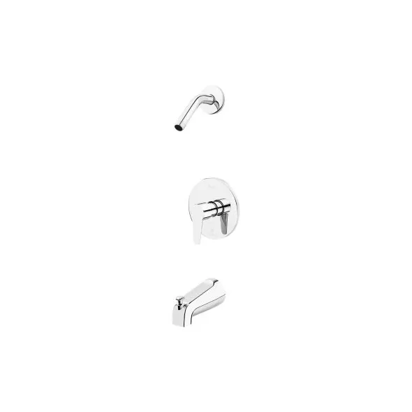 1/2" IPS 6-3/4" Metal Polished Chrome 1-Handle Tub and Shower Trim | PPFR890700