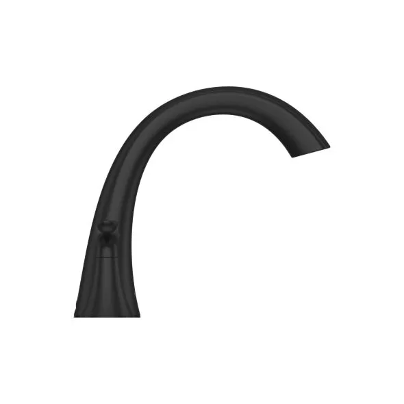 1/2" 2-11/16" x 9-11/32" Brass Matte Black 2-Handle Roman Tub Trim | PPFRT65WRB
