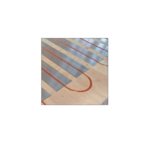 72" x 6" x 5/8" Extruded Aluminum RAUPANEL For 3/8" RAUPEX O2 Barrier Pipe Radiant Heating Panel | RHU235307