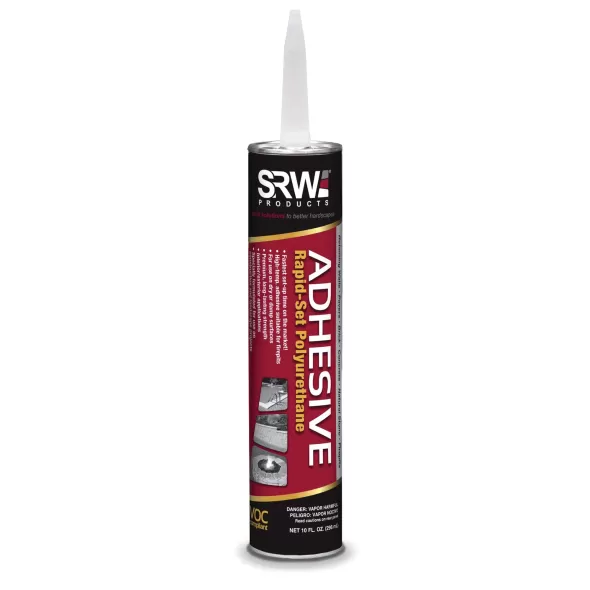 SRW Products Polyurethane Adhesive, 10 oz Paste Tan Rapid Set | APU 10