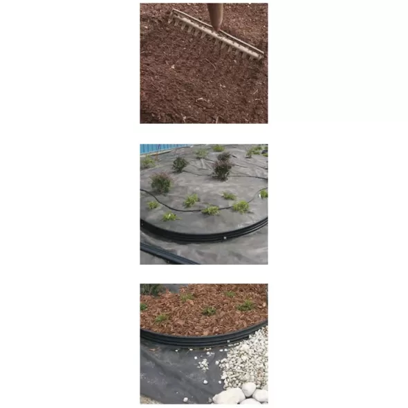 300' X 6' Polypropylene Non-Woven Landscape Filtration Fabric |  FLS306300