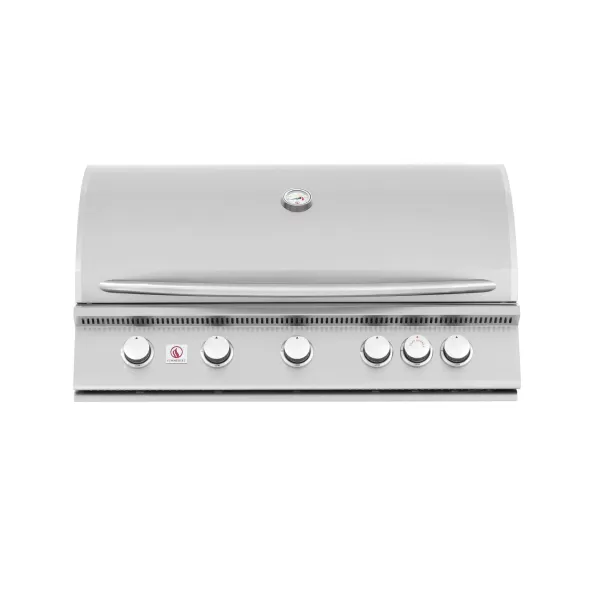 40" 75000 Btu 5-Burner Built-In 443 Stainless Steel Sizzler Natural Gas Grill | SUMSIZ40NG