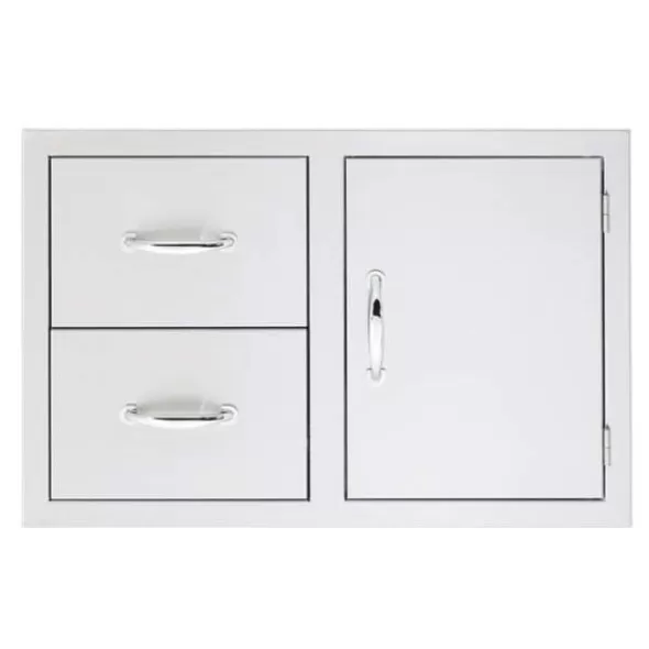 33" 304 Stainless Steel 2-Drawer and Access Door Combo | SUMSSDC233