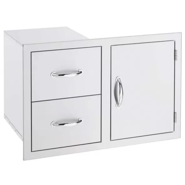 33" 304 Stainless Steel 2-Drawer and Access Door Combo | SUMSSDC233
