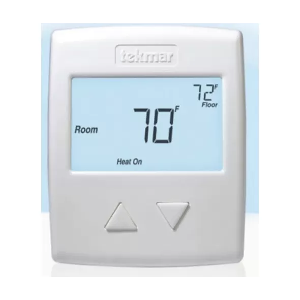 24 V White PVC Plastic For Hydronic Heating Systems Thermostat | TEK532