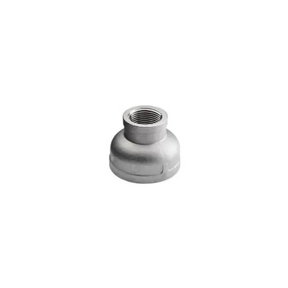 1-1/4" x 3/4" FNPT 304 Stainless Steel Banded Reducing Coupling | TFSCP167