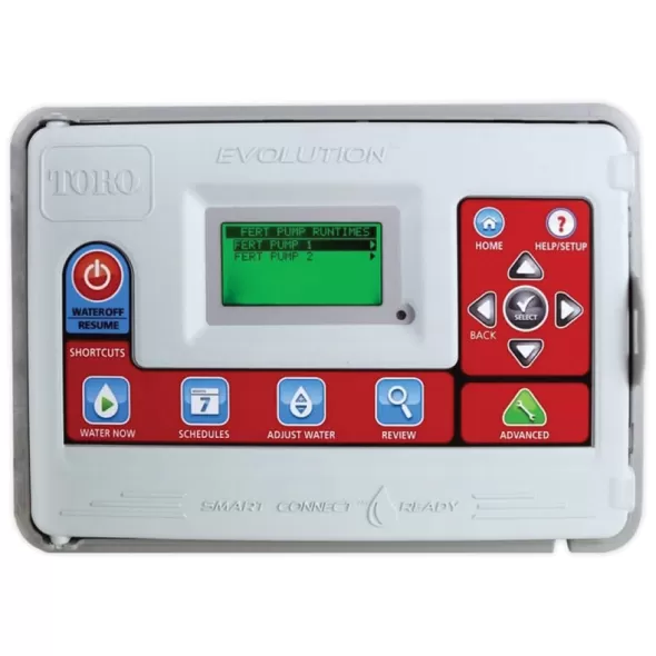 Outdoor Modular Wireless 11-1/4" x 7-3/4" x 4-1/4" Plastic Irrigation and Fertigation Outdoor Controller | TOAEVO4AG