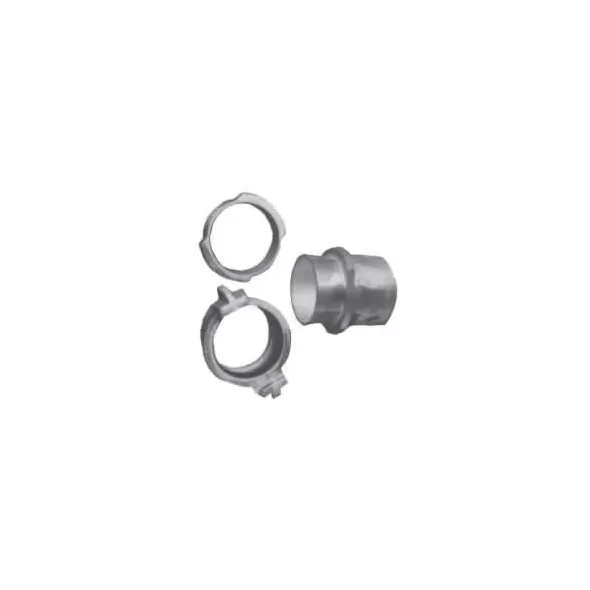 6" Twist Lock Aluminum Weld-On High Pressure Full Male End | TRVTRTLMF600