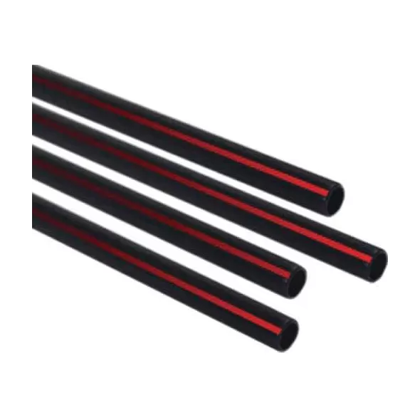 1" x 20' PEX Black with Red Stripe O2 Barrier Pipe | VGA11505