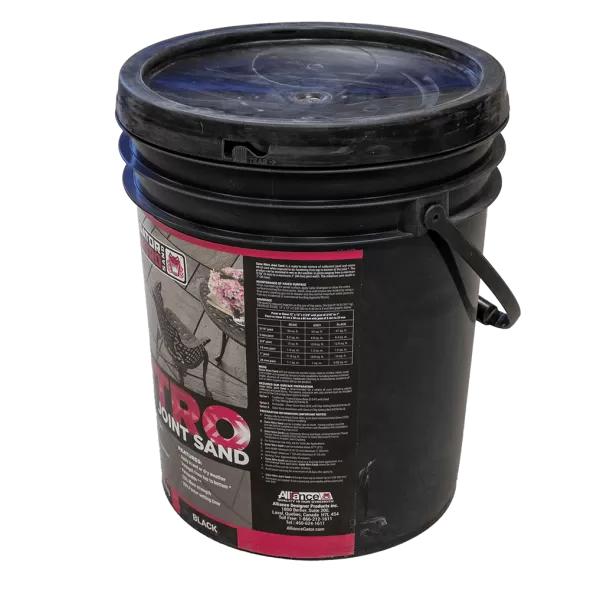 Alliance Designer Products Jointing Sand, 40 Lb Pail Gray 56 Sq-Ft For 3/16" Joint 13.9 Sq-Ft For 3/4" Joint 10.8 Sq-Ft For 1" Joint Coverage | GATORNITRO002