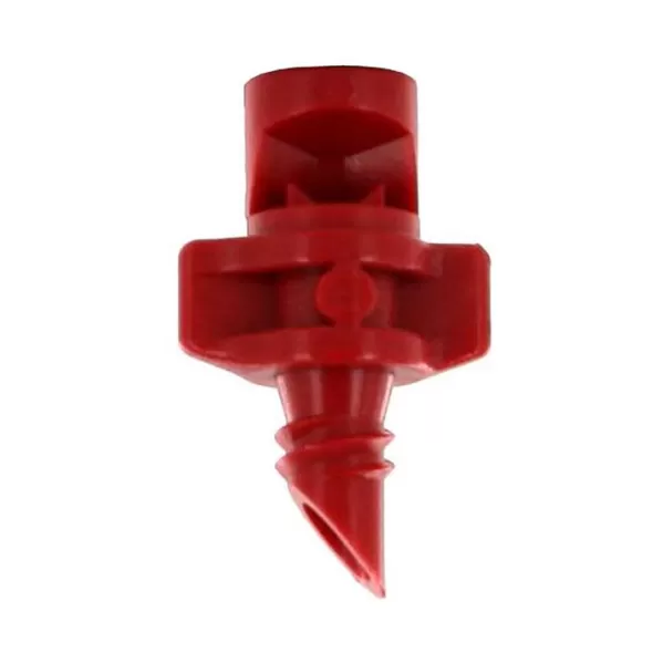 Antelco Quarter Circle Red Acetal 1-Piece Spray Jet | 15715