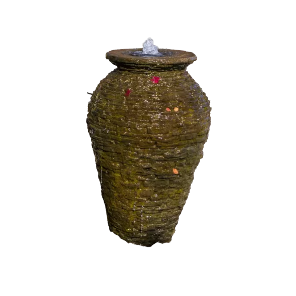 27" X 45" Dark Gray Urn Landscape Fountain Kit | 58090