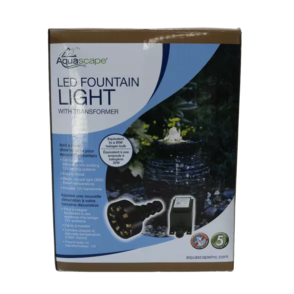 2.5 W 3000K LED Plastic Fountain Accent Light Kit | AQS84009