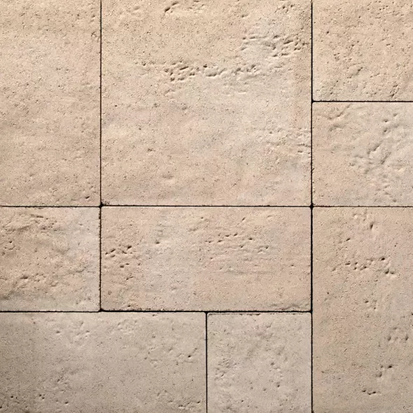 Belgard Natural Stone Modular Paver, 1-3/16", Blanco Travertino | 10071301