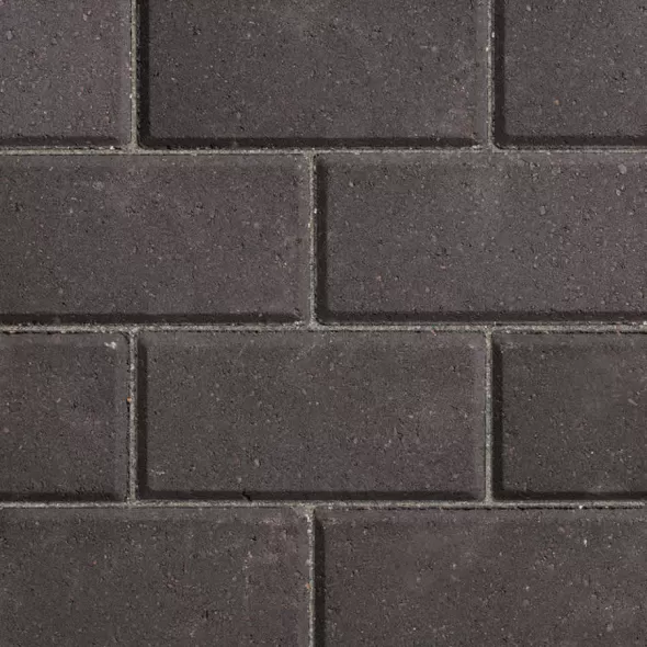 Belgard Holland Stone Paver, 8" x 4" x 2-3/8", Rectangular Smooth Charcoal | 10155672