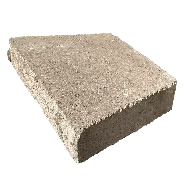 3" x 18" Rectangular Danville Beige Universal Anchor Diamond 9D Legacy Retaining Wall Cap | BEL16203787