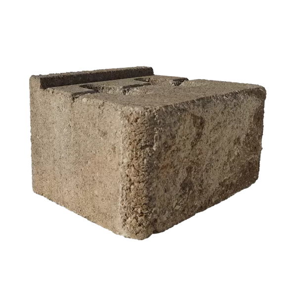 6" x 17-3/4" x 9" Rectangular Danville Beige Anchor Diamond 9D Legacy Combo Retaining Wall | BEL16203842