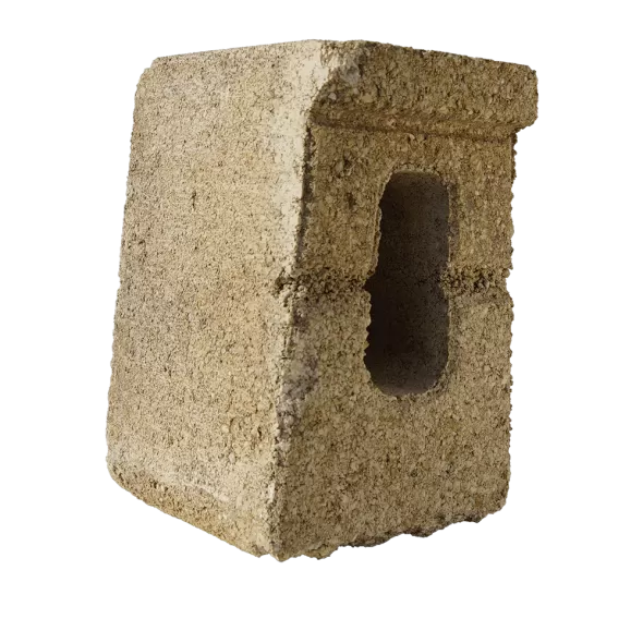 6" x 17-3/4" x 9" Rectangular Danville Beige Anchor Diamond 9D Legacy Combo Retaining Wall | BEL16203842