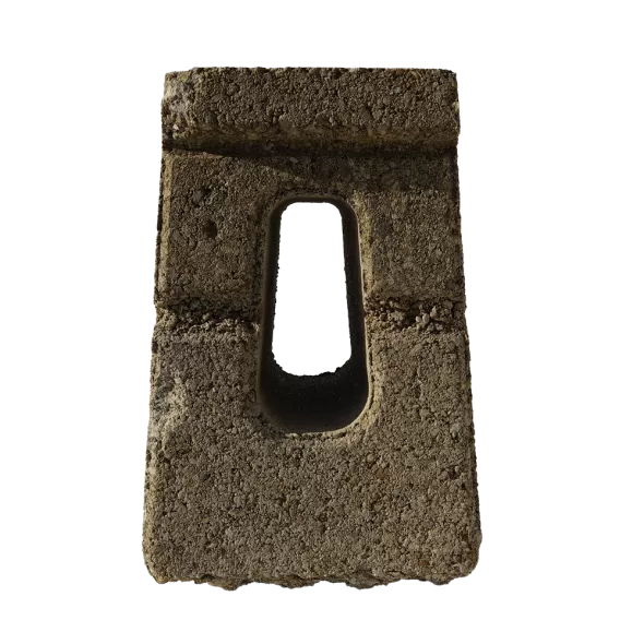 6" x 17-3/4" x 9" Rectangular Danville Beige Anchor Diamond 9D Legacy Combo Retaining Wall | BEL16203842