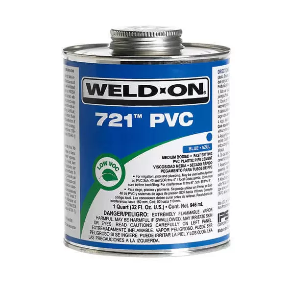 IPS PVC Cement 721 Gallon 10160 Glue Blue Med Body Gallon 10160 | 10160