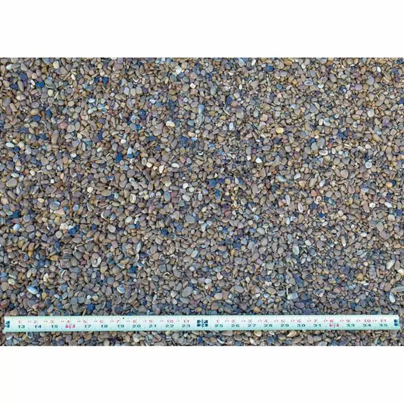 60 lb Fine Grain Black/Brown/Gold/Rust/Tan River Pea Gravel