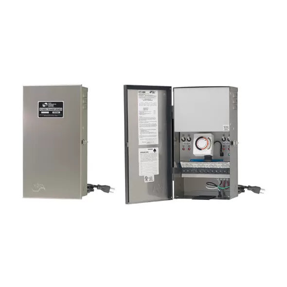 600 W 120 V Primary 12 V Secondary Stainless Steel CTS Landscape Series Transformer | VISCTS600