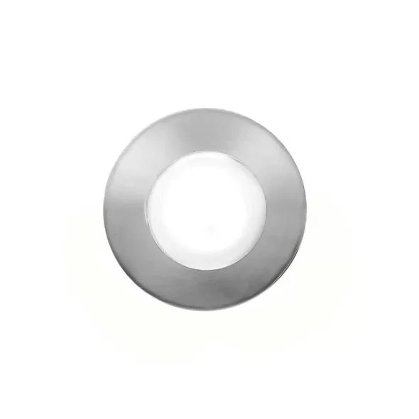 4 W 3000K LED Stainless Steel 245 Lumens Round Contemporary Recessed In-Ground/Indicator Luminaire | WAC202130SS