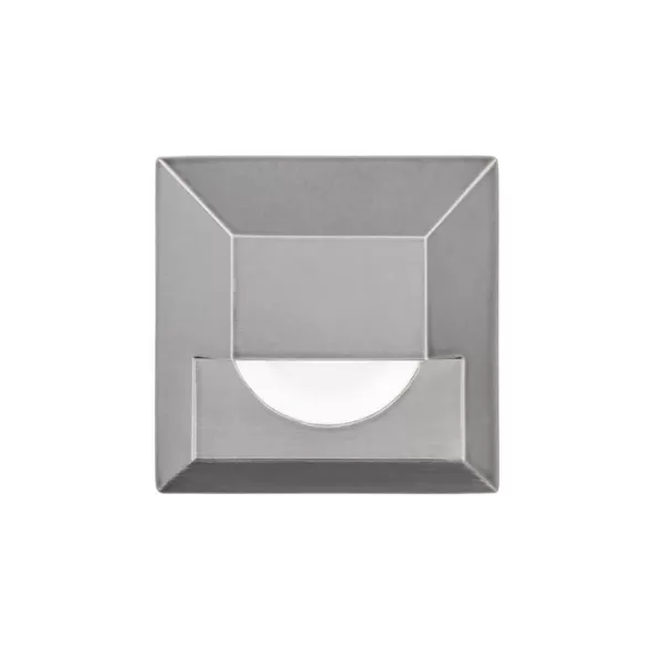 4 W 3000K LED Bronze Stainless Steel 55 Lumens Square Contemporary In-Ground Step Light | WAC206130BS