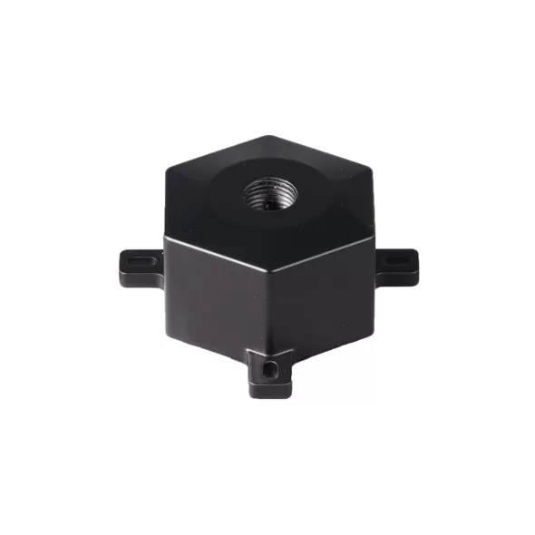 4.19" x 3.88" x 1.81" Black on Aluminum For Landscape Lighting Large Tree-Mount Junction Box | WAC5000TCLBK