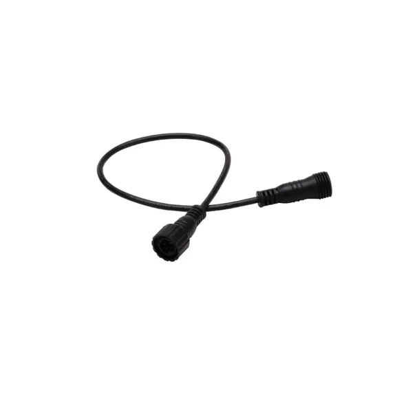 0.75" x 6" Black For InvisiLED 24 V Outdoor Tape Light Outdoor Joiner Cable | WACLEDTO24IC6