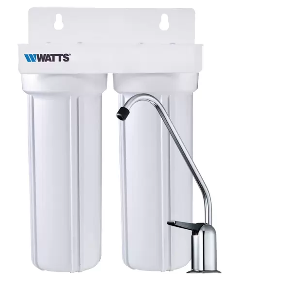 20 - 100 psi 0.5 gpm 2-Stage Undercounter Water Filtration System | WATPWDWLCV2