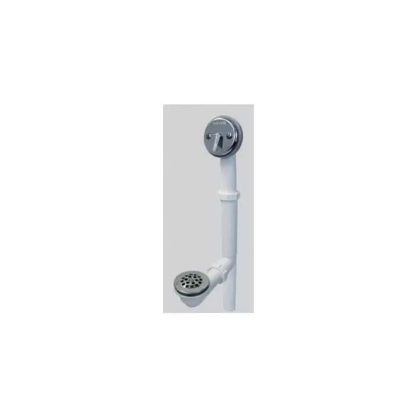 1-1/2" Slip Joint 14.5" x 7.5" PVC Chrome-Plated 500 Standard Tubular For 14 to 16" High Tubs Bath Waste Trip Lever Kit | WCO500TQPVCCP