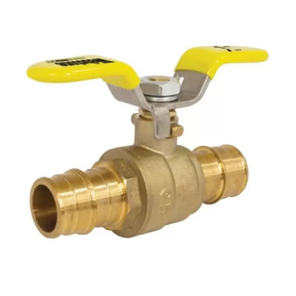 1-1/2" PEX 400 psi CWP Lead-Free Brass Ball Valve | WEBH31706WSSW