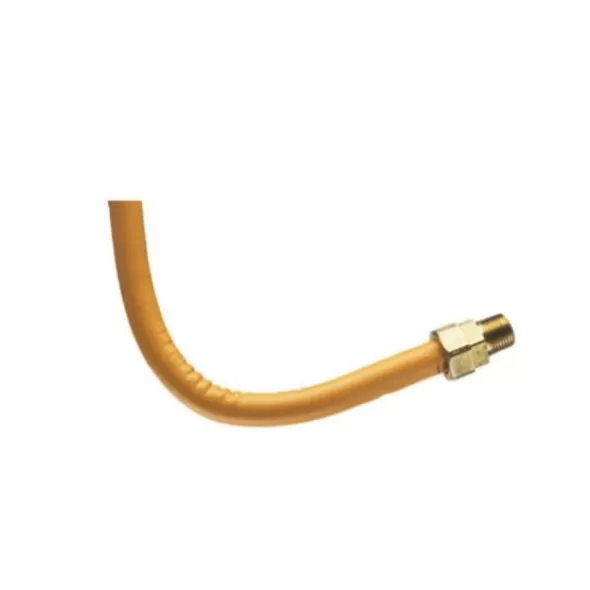50' 25 psi Black 304 Stainless Steel Corrugated Tubing | WFX15AWF50