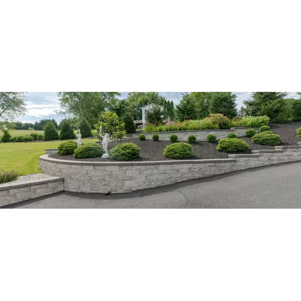 EP Henry Wall Cap, 14 to 16" x 11-5/8" x 3" Split Face Terrace Wall | 2812X3X14CAHB